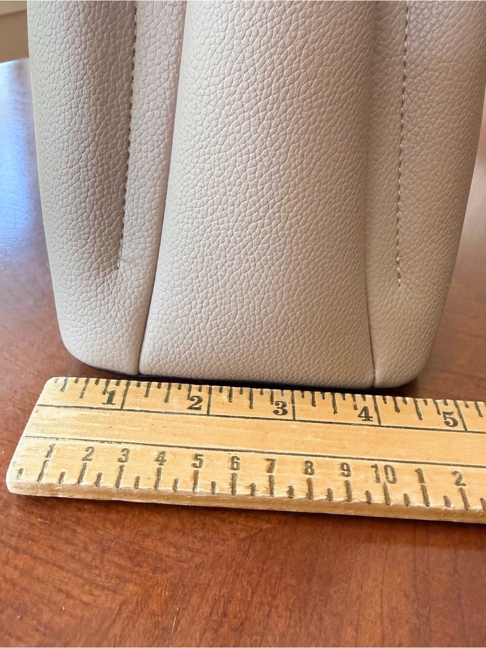 Badgley Mischka Taupe Satchel with Scarf Detail - Picture 10 of 10